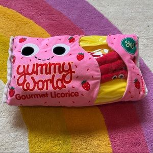 Kid Robot Yummy World Strawberry Gourmet Licorice Stuffed Toy